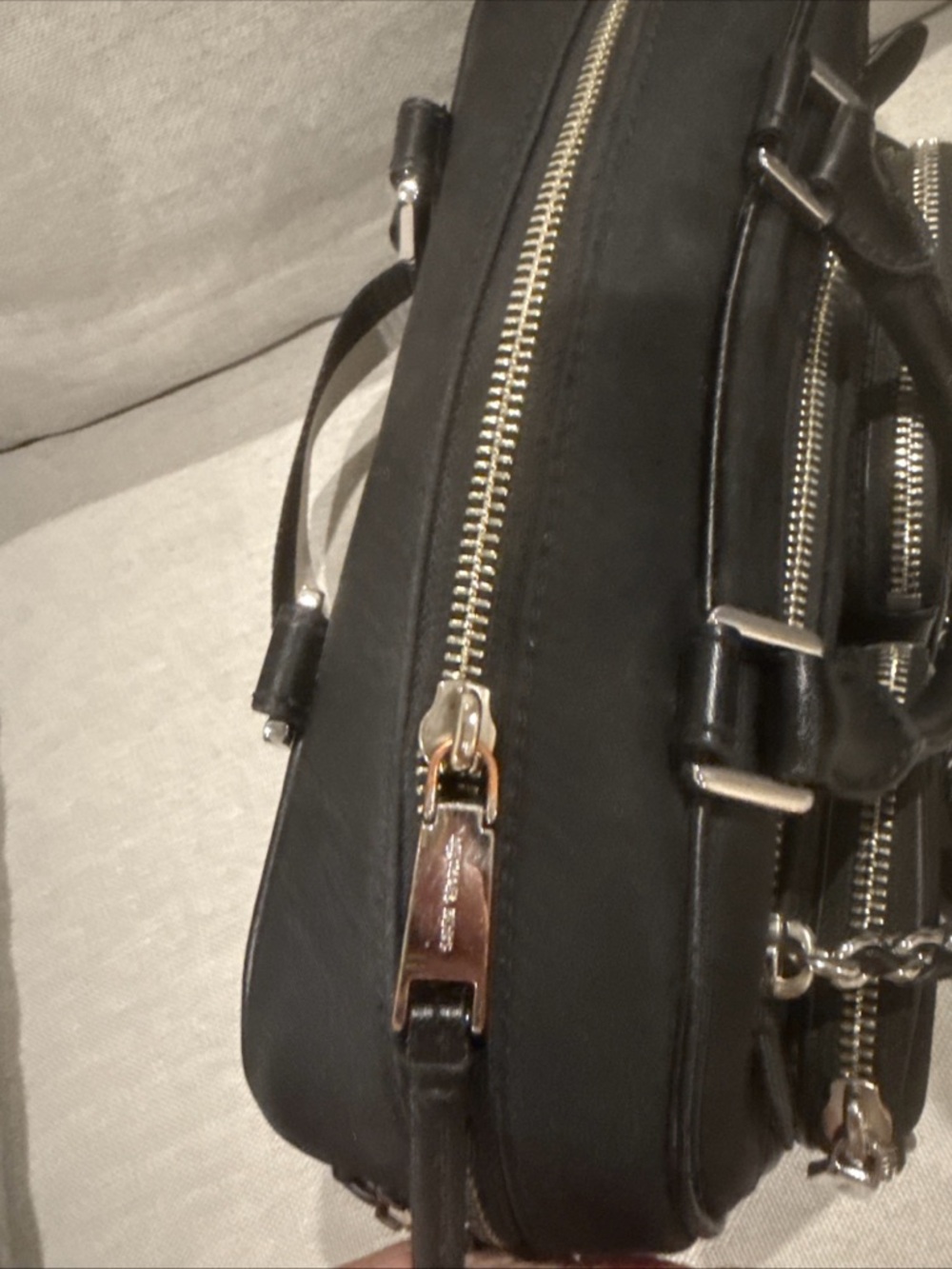 MICHAEL KORS ELLIOT BLACK SMALL UTILITY CAMERA CROSSBODY BAG MSRP $358 - Picture 7 of 11